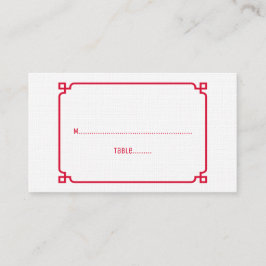 Tarjetas Boda de Moda de Deco Rojo