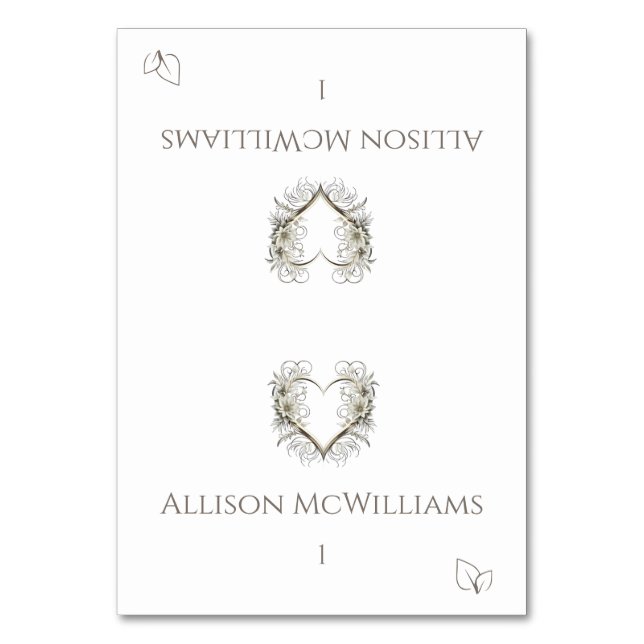 Tarjetas boda-Flores de iconos vegetarianos (Anverso)