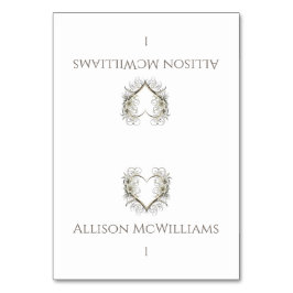 Tarjetas boda-Flores modernas con corazón