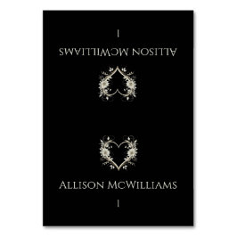 Tarjetas boda-Flores modernas con corazón