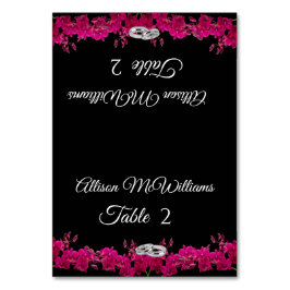 Tarjetas boda-Fuchsia Orchids-