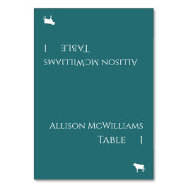 Tarjetas boda-Icono de carne-Verde de esmeralda-