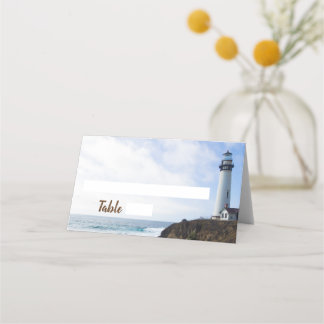 Tarjetas Boda Place del faro costero
