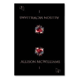 Tarjetas boda-Rosa de ícono vegetariano