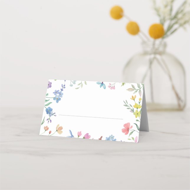 Tarjetas Boda Spring Florals (Anverso)
