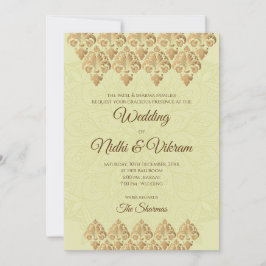 Tarjetas bodas hindúes e invitaciones nupciales in