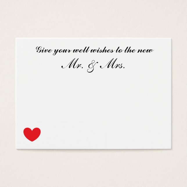 Tarjetas bodas "Well Wies" (Frente)