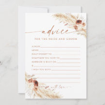Tarjetas Boho Bridal Shower Advards, Terracotta Fl
