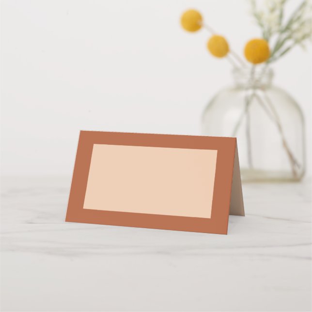 Tarjetas Boho Jewel Earth Tone Place (Anverso)