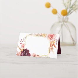Tarjetas Boho Pampas Grass Boda Place
