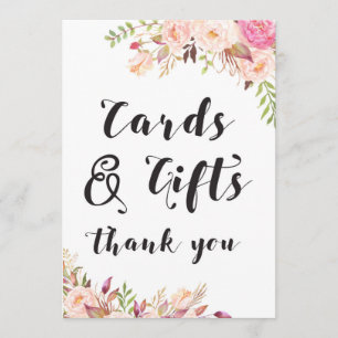 Tarjetas Boho y Rótulos de regalo de 5 x 7" Tamaño