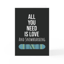 Tarjetas Bonitas de Snowboarding Esquiador Deporte