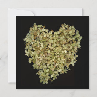Tarjetas Botánicas Cuadradas Hydrangea Heart