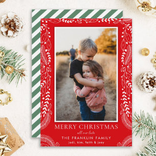 tarjetas botánicas de festividad fotográfica
