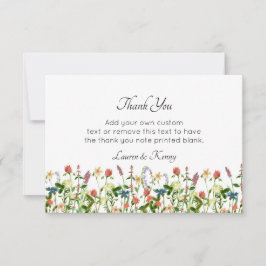 Tarjetas Botánicas Florales De Agradecimiento