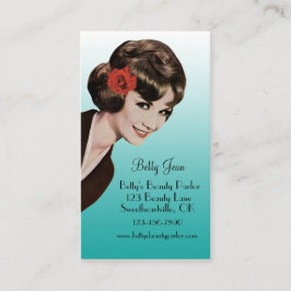 Tarjetas Bouffant del Cosmetologist de la