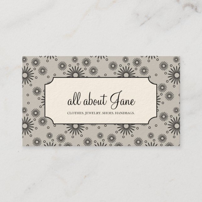 Tarjetas Boutique Business (Anverso)