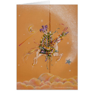 Tarjetas - bufón del carrusel