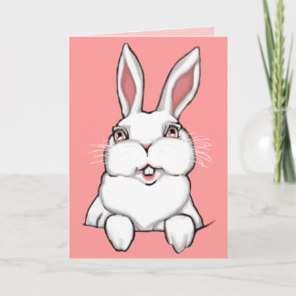 Tarjetas Bunny de Pascua Personalizadas