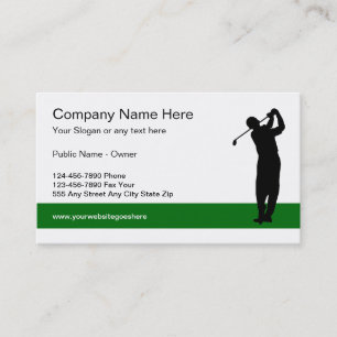 Tarjetas Business Classic de golf