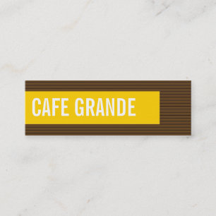 tarjetas > café de visita grande [chocolate: