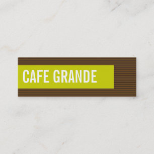 tarjetas > café de visita grande [chocolate: cal]