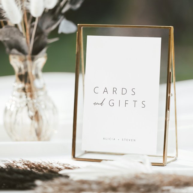 Tarjetas caligráficas minimalistas y Rótulo de reg (Subido por el creador)