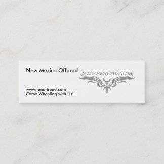 Tarjetas campo a través del folleto del nanómetro