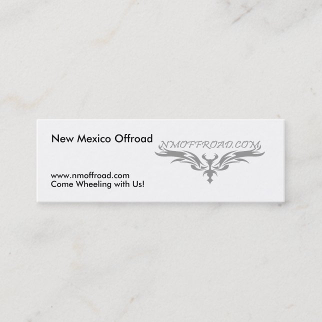 Tarjetas campo a través del folleto del nanómetro (Anverso)