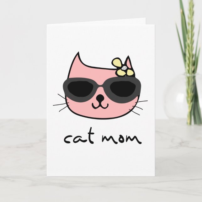 TARJETAS CAT MOM GREETING (Anverso)