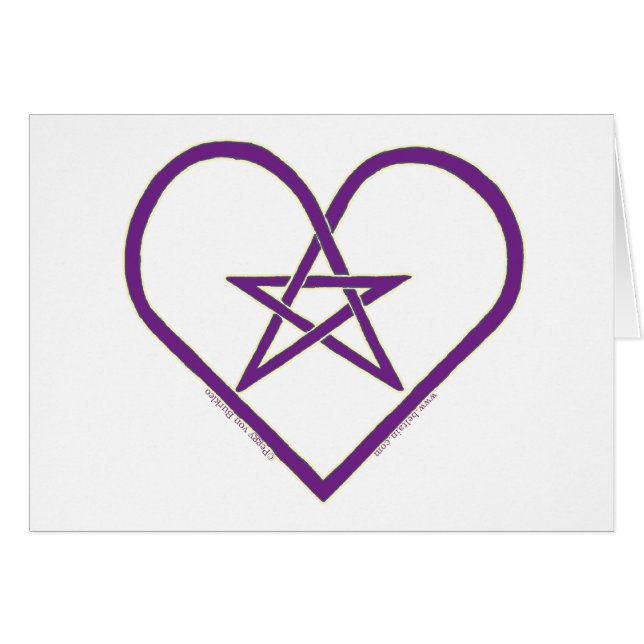 Tarjetas célticas del diseño del corazón del (Anverso (Horizontal))