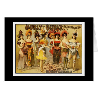 Tarjetas Chicas Baile Vintage