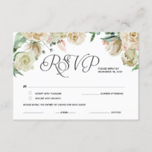 Tarjetas clásicas elegantes de RSVP, respuesta y r