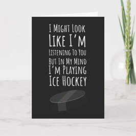Tarjetas Coloridas de Hockey sobre Hielo Equipo de