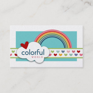 Tarjetas coloridas del comercio mundial