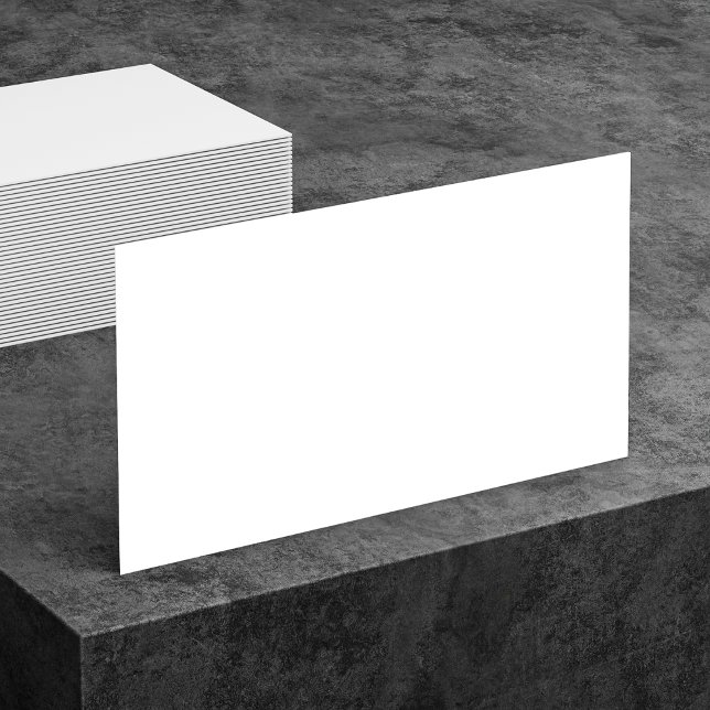 Tarjetas comerciales blancas de dos caras en blanc (Subido por el creador)