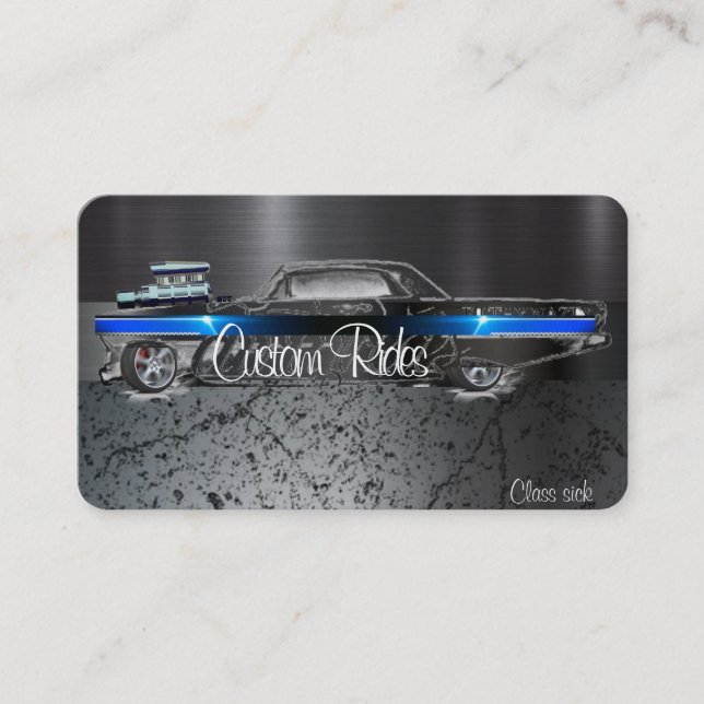 Tarjetas comerciales clásicas para automóviles (Anverso)