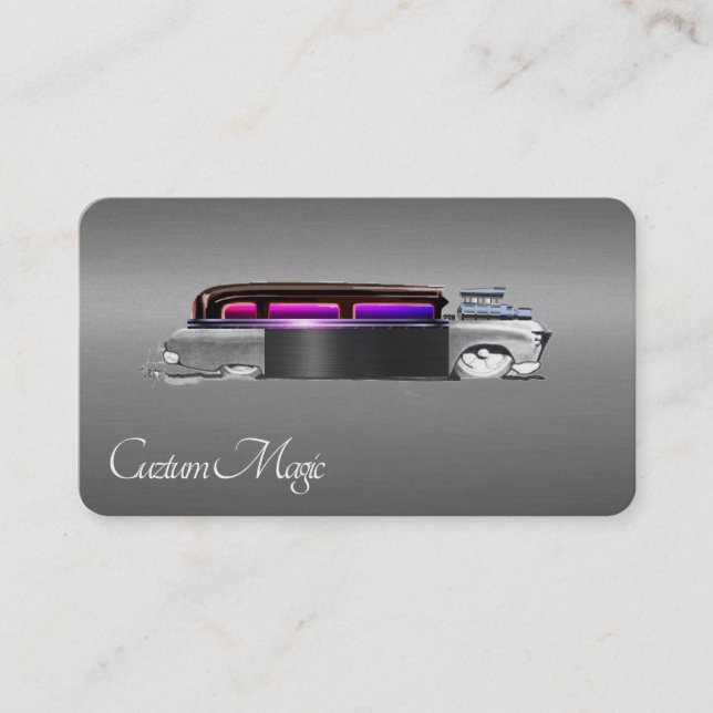 Tarjetas comerciales clásicas para automóviles (Anverso)