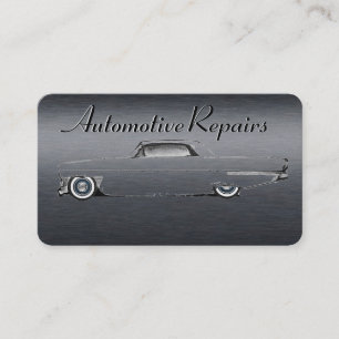 Tarjetas comerciales clásicas para automóviles