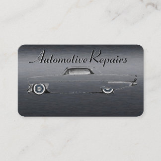 Tarjetas comerciales clásicas para automóviles