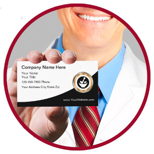 Tarjetas comerciales con logotipo único de farmaci