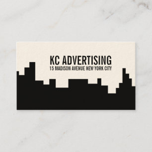 Tarjetas comerciales de publicidad