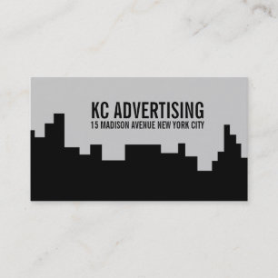 Tarjetas comerciales de publicidad