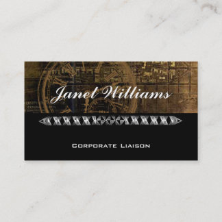 Tarjetas comerciales de Steampunk Vintage