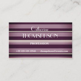 Tarjetas comerciales elegantes de líneas