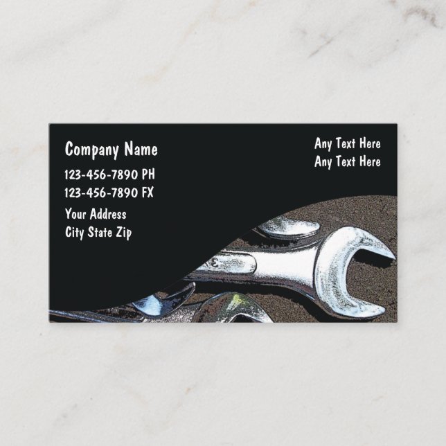 Tarjetas comerciales mecánicas automáticas (Anverso)