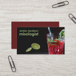 Tarjetas comerciales Red Coctail