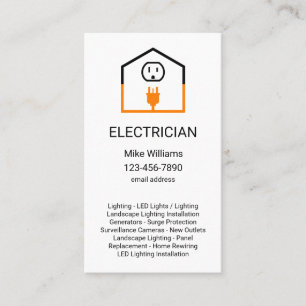 Tarjetas comerciales verticales exclusivas de elec