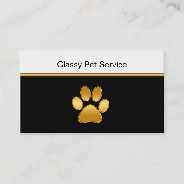 Tarjetas con clase de la empresa de servicios del (Anverso)