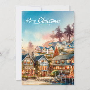 Tarjetas con encanto navideño de California